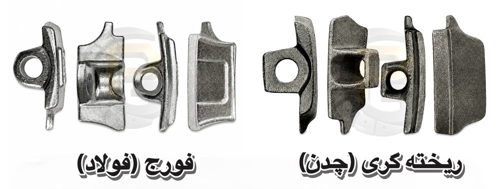 لقمه چرخ | لقمه چرخ فولادی | لقمه چرخ چدنی | فورج | ریخته گری